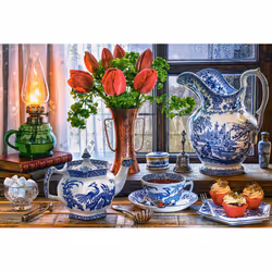 Castorland Still Life with Tulips 1500 pcs Jeu de puzzle 1500 pièce(s) Art