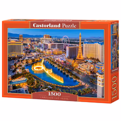 Castorland Fabulous Las Vegas 1500 pcs, 1500 pièce(s), Ville, 9 an(s)