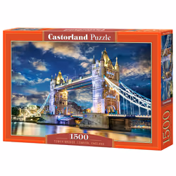 Castorland Tower Bridge, London, England, 1500 pièce(s), Paysage, 9 an(s)