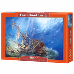 Castorland Sunk Galleon 2000 pcs, 2000 pièce(s), Bateaux, 9 an(s)