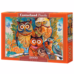 Castorland Owls 2000 pcs, 2000 pièce(s), Art, 9 an(s)