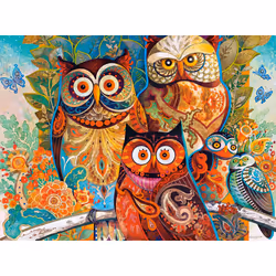 Castorland Owls 2000 pcs Jeu de puzzle 2000 pièce(s) Art
