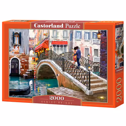 Castorland Venice bridge 2000 pcs, 2000 pièce(s), Ville, 9 an(s)