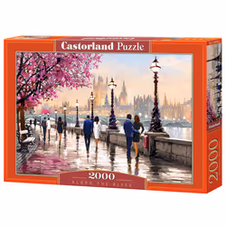 Castorland Along the river 2000 pcs, 2000 pièce(s), Ville, 9 an(s)