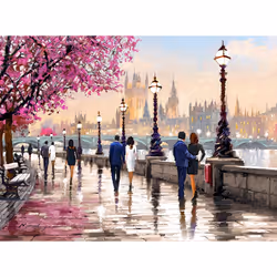 Castorland Along the river 2000 pcs Jeu de puzzle 2000 pièce(s) Ville