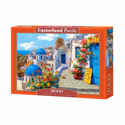 Castorland Spring in Santorini 2000 pcs, 2000 pièce(s), Art, 9 an(s)