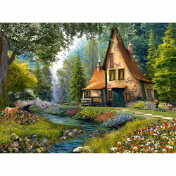 Castorland Toadstool cottage 2000 pcs Jeu de puzzle 2000 pièce(s) Paysage