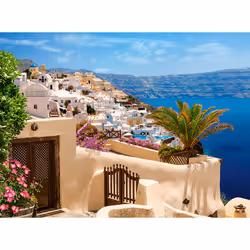 Castorland Santorini, Greece 2000 pcs Jeu de puzzle 2000 pièce(s) Paysage