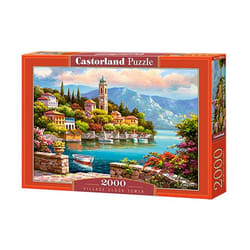 CASTOR Village Clock Tower Jeu de puzzle 2000 pièce(s) Paysage