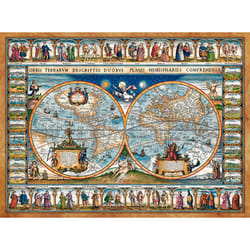 Castorland Map of the world, 1639 Jeu de puzzle 2000 pièce(s) Cartes