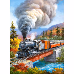 Castorland B-222070 puzzle Jeu de puzzle 200 pièce(s) Train