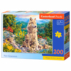 Castorland B-222087, 200 pièce(s), Animaux, 7 an(s)
