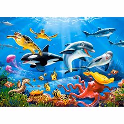 Castorland B-222094 puzzle Jeu de puzzle 200 pièce(s) Animaux