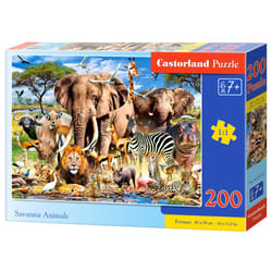 Castorland Savanna Animals Jeu de puzzle 200 pièce(s) Animaux