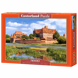 Castorland Malbork Castle, Poland 3000 pcs, 3000 pièce(s), Paysage, 9 an(s)