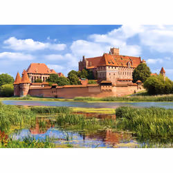 Castorland Malbork Castle, Poland 3000 pcs Jeu de puzzle 3000 pièce(s) Paysage
