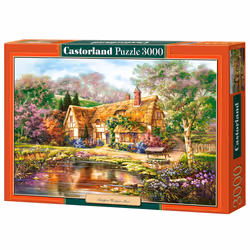 Castorland Twilight at Woodgreen Pond 3000 pcs, 3000 pièce(s), Fée, 9 an(s)