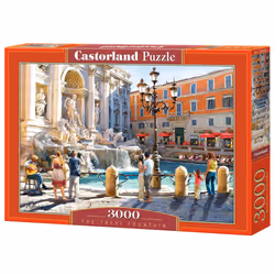 Castorland The Trevi Fountain 3000 pcs, 3000 pièce(s), Ville, 9 an(s)