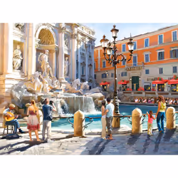 Castorland The Trevi Fountain 3000 pcs Jeu de puzzle 3000 pièce(s) Ville