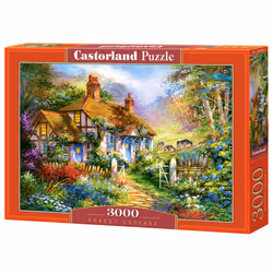 Castorland Forrest cottage 3000 pcs, 3000 pièce(s), Fée, 9 an(s)