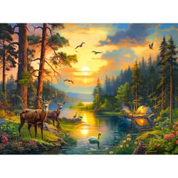 Castorland Sonnenuntergang am Forest River - 3000 Teile