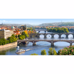 Castorland Vltava Bridges in Prague 4000 pcs Jeu de puzzle 4000 pièce(s) Ville