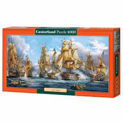 Castorland Naval Battle 4000 pcs, 4000 pièce(s), Bateaux, 9 an(s)