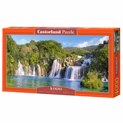Castorland Krka Waterfalls, Croatia 4000 pcs, 4000 pièce(s), Paysage, 9 an(s)