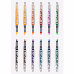 karin BrushmarkerPRO Noir, Bleu, Marron, Or, Vert, Lilas, Orange, Rose, Rouge, Turquoise, Jaune 12 pièce(s)
