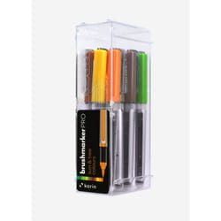 karin BrushmarkerPRO Marron, Cuivre, Or, Vert, Citron vert, Jaune 12 pièce(s)