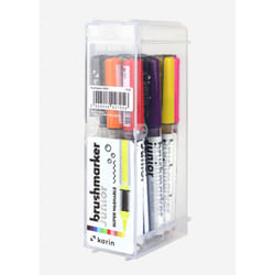 karin Brushmarker Junior Bleu, Marron, Or, Vert, Lilas, Rose, Rouge, Turquoise, Jaune 11 pièce(s)