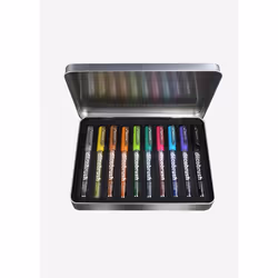 karin DécoBrush Metallic Noir, Bleu, Cuivre, Or, Rose, Rouge, Argent, Violet 10 pièce(s)