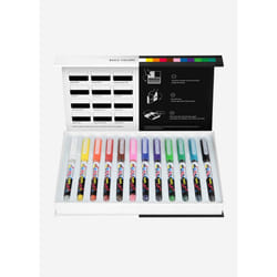 karin Pigment Decobrush Noir, Bleu, Marron, Vert, Orange, Rose, Rouge, Turquoise, Violet, Blanc, Jaune 12 pièce(s)