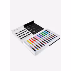 karin Pigment Decobrush Noir, Bleu, Marron, Vert, Orange, Rose, Rouge, Turquoise, Violet, Blanc, Jaune 12 pièce(s)