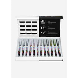 karin Pigment Decobrush Noir, Gris foncé, Vert, Gris, Gris clair 12 pièce(s)