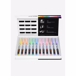 karin Pigment Decobrush, Bleu, Vert, Lilas, Orange, Rose, Rouge, Violet, Jaune, Multicolore, 12 couleurs, Rond, Garçon/Fille, ...
