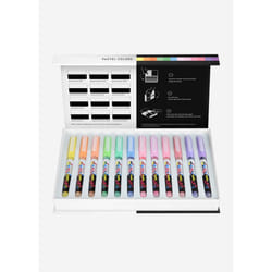 karin Pigment Decobrush Bleu, Vert, Lilas, Orange, Rose, Rouge, Violet, Jaune 12 pièce(s)