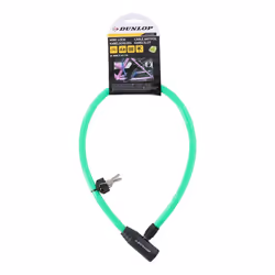 Dunlop - Câble antivol pour vélo (vert)