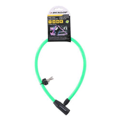 Dunlop - Câble antivol pour vélo (vert)