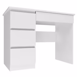 Topeshop MIJAS L BIEL KPL, Droit, Forme rectangulaire, Tableau à particules, Tableau à particules, Mat, Blanc