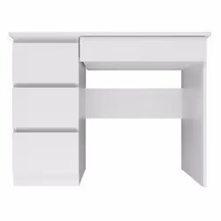 Topeshop MIJAS L BIEL KPL bureau d'ordinateur Blanc