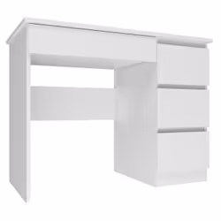 Topeshop MIJAS P BIEL KPL, Droit, Forme rectangulaire, Tableau à particules, Tableau à particules, Mat, Blanc