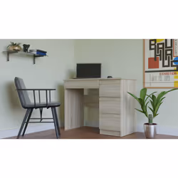 Topeshop MIJAS P SON KPL bureau d'ordinateur Couleur chêne