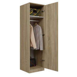 Topeshop SD-50 SON KPL placard et armoire de chambre à coucher 5 étagères 1 portes(s) Chêne