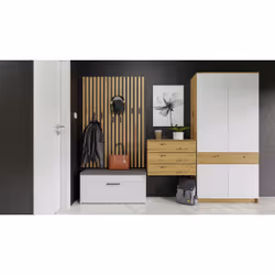 Topeshop PARMA SZAFKA BIEL Organisateur pour chaussures Fermé Blanc