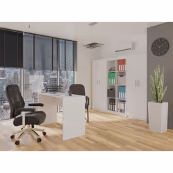 Topeshop OLIV 2D BIEL KPL bibliothèque de bureau