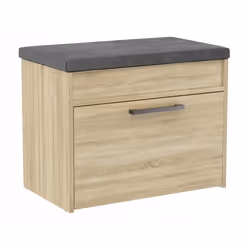 Topeshop PARMA MINI SONOMA, Fermé, Chêne de Sonoma, Tableau à particules, 1 étagères, Bois plaqué, 600 mm