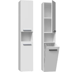 Topeshop NEL III BIEL armoire de rangement de salle de bain Blanc