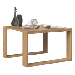 Topeshop MODERN MINI ARTISAN Table à café, latérale et de salon Table basse Forme carrée 2 pieds
