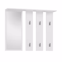 Topeshop PARMA WIESZAK BIEL, Tableau à particules, Blanc, 6 pièce(s), 1000 mm, 150 mm, 815 mm